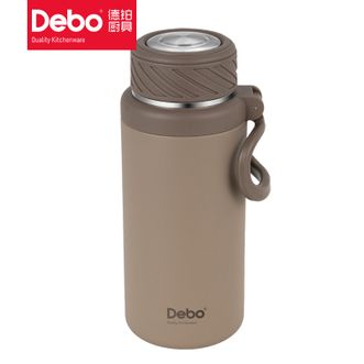 德铂（Debo）  科瓦奇保温壶1.5L 大容量随行户外保温壶水壶热水瓶暖壶DK-023金棕色