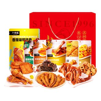 小胡鸭（xiao hu duck）  卤味零食组合 卤味悦礼855g