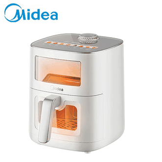 美的/Midea  空气炸锅0氟涂层炎烤上下可视窗口双热源免翻面6.5L蒸烤一体 KZC6521